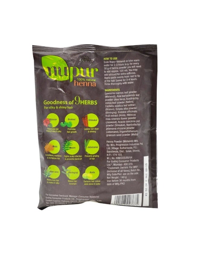 Godrej Nupur 100% Pure Henna Powder for Hair Colour (Mehandi) | for Hair, Hands & Feet (500g) - Image 5